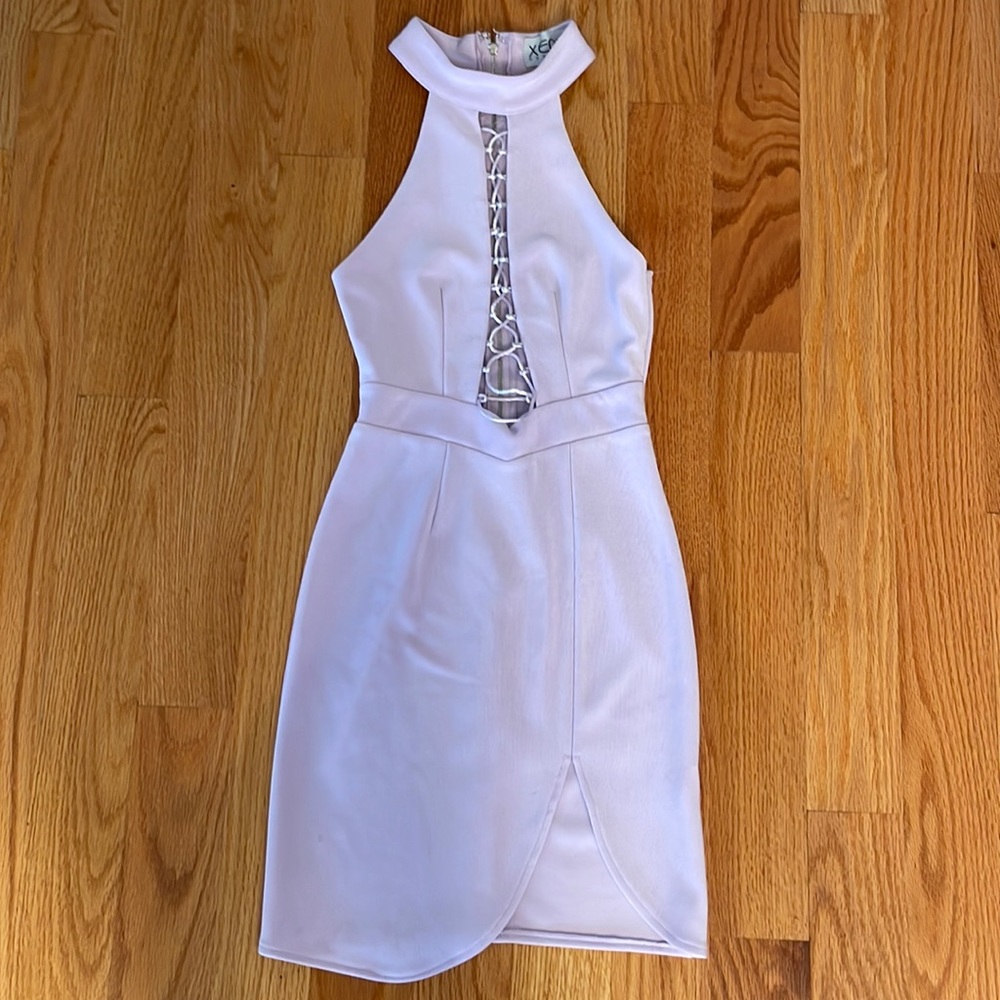 Xena boutique size 2 light purple mini dress worn once like new
